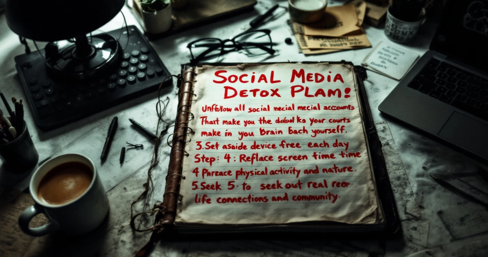 social media detox plan pdf